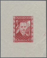 Österreich: 1936, 10 Schilling Freimarke "Bundeskanzler Dr. Engelbert Dollfuß". Diese Marke Wurde Im - Briefe U. Dokumente