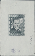 Österreich: 1936, 10 Schilling Freimarke "Bundeskanzler Dr. Engelbert Dollfuß". Diese Marke Wurde Im - Briefe U. Dokumente