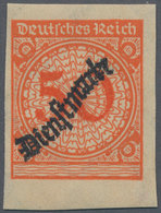 Deutsches Reich - Dienstmarken: 1923, Dienstmarke In Rosettenzeichnung Mit Schrägem, Schlangenförmig - Service