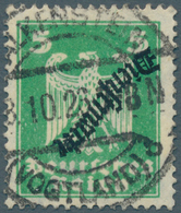Deutsches Reich - Dienstmarken: 1924, Dienstmarke Neuer Reichsadler 5 Pf Mit Kopfstehendem Aufdruck, - Officials