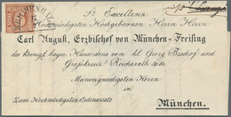 Bayern - Marken Und Briefe: Bischofsbriefe 1850/1862 16 Sog. Bischofsbriefe, Adressiert An Carl Augu - Autres & Non Classés