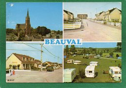 80 Beauval Multivues La Résidence Belle-vue église  Le Camping CPM Année 1987 Edit Mage état Voir Scannes Recto Verso - Beauval