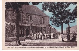 BAILLYCARROIS(POMPE A ESSENCE) CAFE DE LA PICARDIE - Baillycarrois