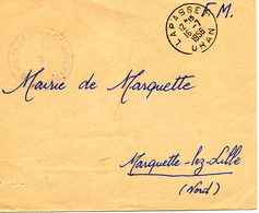 ALGERIE : LAPASSET (Oran) -  Lettre En Franchise Militaire -1956 - Lettres & Documents