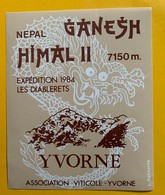 12286 -  Nepal Ganesh Himal II  Expédition 1984 Les Diablerets Suisse - Berge