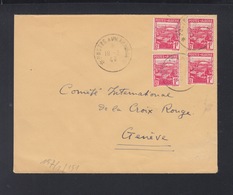 France Algerie Lettre Pour La Croix Rouge Geneve Postes Aux Armes 1943 - Lettres & Documents