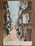 CPA, ESPAGNE, CADIZ,  Calle Duque De Jetuan, écrite En 1904, Timbre, Animée - Cádiz