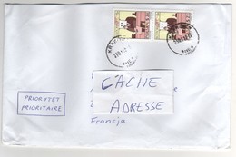 Beaux Timbres , Stamps   Sur Lettre , Enveloppe , Cover , Mail Du 25/01/2018 ?? Pour La France - Cartas & Documentos