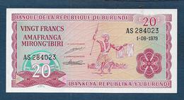 BURUNDI - 20 Fr  1979 - Burundi