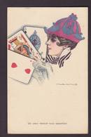 CPA Jeu De Cartes Carte à Jouer Playing Cards écrite Femme Girl Woman Mode Chapeau NANNI 337-3 - Cartes à Jouer
