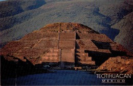 MEXICO. TEOTIHUACAN. PIRAMIDE DE LA LUNA - PYRAMID OF THE MOON. DFT101. (475) - Mexiko