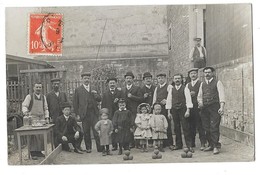 SURESNES (92) Carte Photo Joueurs De Boules Groupe Gros Plan - Suresnes