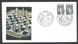 Chess, France Villiers Sur Marne, 13.10.1979, Special Cancel On Envelope - Chess