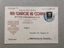 EMPOLI CASA EDITRICE ARTI GRAFICHE DEI COMUNI  DITTA CAPARRINI & C.  1941 - Empoli