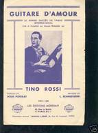 Tino Rossi - GUITARE D'AMOUR - Paroles Louis Poterat - Chansonniers