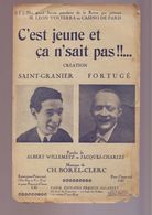 Partition Ancienne " C'est Jeune Et Ca Ne Sait Pas " - Song Books