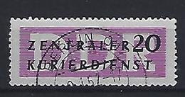 Germany (DDR) 1956 Dienstmarken Fur Den ZKD (o) Mi.7 - Afgestempeld