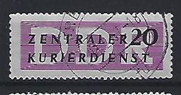 Germany (DDR) 1956 Dienstmarken Fur Den ZKD (o) Mi.7 - Gebraucht