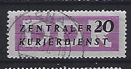Germany (DDR) 1956 Dienstmarken Fur Den ZKD (o) Mi.7 - Oblitérés