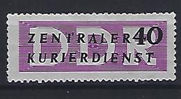 Germany (DDR) 1956 Dienstmarken Fur Den ZKD (**) MNH Mi.8 - Mint