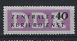 Germany (DDR) 1956 Dienstmarken Fur Den ZKD (*) MNG Mi.8 - Postfris