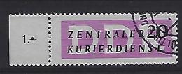 Germany (DDR) 1957 Dienstmarken Fur Den ZKD (o) Mi.II - Afgestempeld