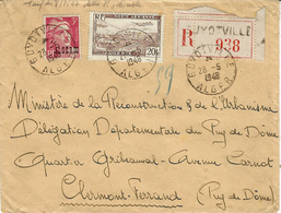 1948- Enveloppe Recc. De GUYOTVILLE / ALGER  Affr. à 23 F - Lettres & Documents