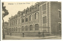 Delcampe - 02 - CHAUNY / L'ECOLE DES FILLES - Chauny