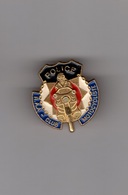 Pin's Police / Ligue RAA Club - Motocycliste (zamac Doré Signé Presti-france) Hauteur: 2,9 Cm - Police