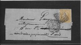 France N°13 Oblitéré Paris (K) 1858 - 1853-1860 Napoléon III