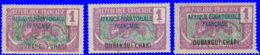 Oubangui-Chari 1924. ~  YT 43* Par 3 - 2 C. Panthère - Unused Stamps