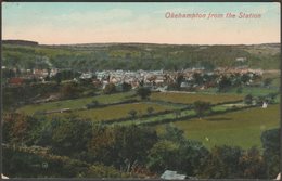 Okehampton From The Station, Devon, 1908 - Valentine's Postcard - Dartmoor