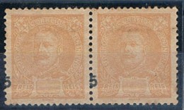 Portugal, 1895/6, # 127, ERRO, MH - Unused Stamps