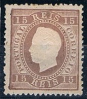 Portugal, 1870/6, # 38d Dent 13 1/2, MH - Nuovi
