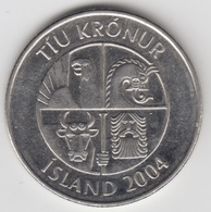 @Y@  IJSLAND  / ISLAND  10 Kroner   2004    (1421) - Iceland