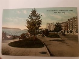 CPA NEW YORK RIVERSIDE DRIVE AND HUDSON RIVER - Panoramic Views