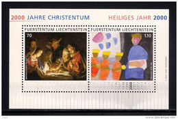 Liechtenstein - 2000 Le Double Millénaire Du Christianisme Bloc Neuf ** (unused) - Covers & Documents