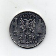 Italia - 1939 - Colonia Albania - 2 Lek - Vittorio Emanuele III° - (MW2680) - Albania