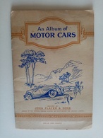 6018 "AN ALBUM OF MOTOR CARS-ISSUED BY JOHN PLAYER & SONS-BRANCH OF THE IMPERIAL TOBACCO COMPANY LIMITED"" - Sonstige & Ohne Zuordnung