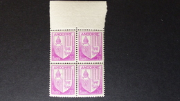 ANDORRE - YT N° 98 ** Bloc De 4 Timbres +BDF - Unused Stamps