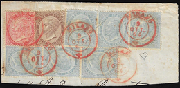 1863 - 15 Cent., Sei Esemplari, 30 Cent., 40 Cent. De La Rue, Tiratura Di Londra (L18/L20), Ottimo S... - Otros & Sin Clasificación