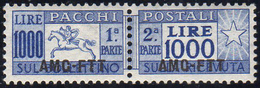 PACCHI POSTALI 1954 - 1.000 Lire Cavallino Soprastampato (26), Ben Centrato, Gomma Originale Integra... - Otros & Sin Clasificación