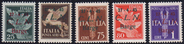 BARGE POSTA AEREA 1945 - Serie Completa (12/16), Gomma Integra, Perfetti. Belli E Rari! Tiratura 100... - National Liberation Committee (CLN)