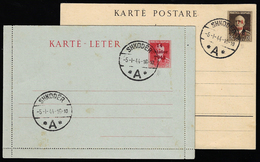 OCC. TEDESCA ALBANIA INTERI POSTALI 1943 - 10 Q. Soprastampata, Cartolina Postale, 15 Q. Soprastampa... - Autres & Non Classés