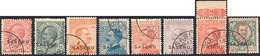 1923 - Soprastampati (1/8), Usati, Perfetti.... - Saseno
