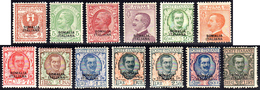 1926/30 - Soprastampati, 13 Valori (92/104, Senza 96A), Gomma Integra, Perfetti.... - Somalie