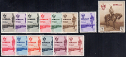 1935 - Visita Del Re (199/212), Gomma Integra, Perfetti.... - Somalië