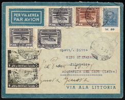 1939 - 40 Cent. Giubileo, Ritaglio Di Bollettino Pacchi Postali, 5 Cent., 10 Cent., Tre Esemplari Pi... - Somalië