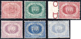 1894/99 - Cifra O Stemma (26/31), Buona/ottima Centratura, Gomma Integra, Perfetti. Molto Belli! Cer... - Andere & Zonder Classificatie