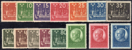 SVEZIA 1924 - Congresso UPU, Serie Completa Di 15 Valori (163A/177), Il 2 K. Con Filetto Di Inquadra... - Otros - Europa